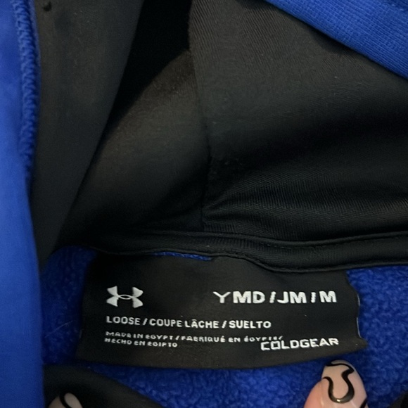 Boys Blue Under Armour hoodie size medium - Picture 3 of 4